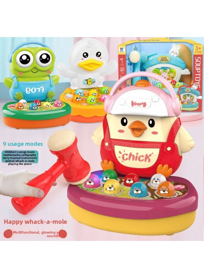 Children's Hamster Puzzle Toys Baby Concentration Training Intelligence Development Hands-on Knock Early Education Toys Wholesale-Color:9802 Gopher Duck Gift Box  - Image 2