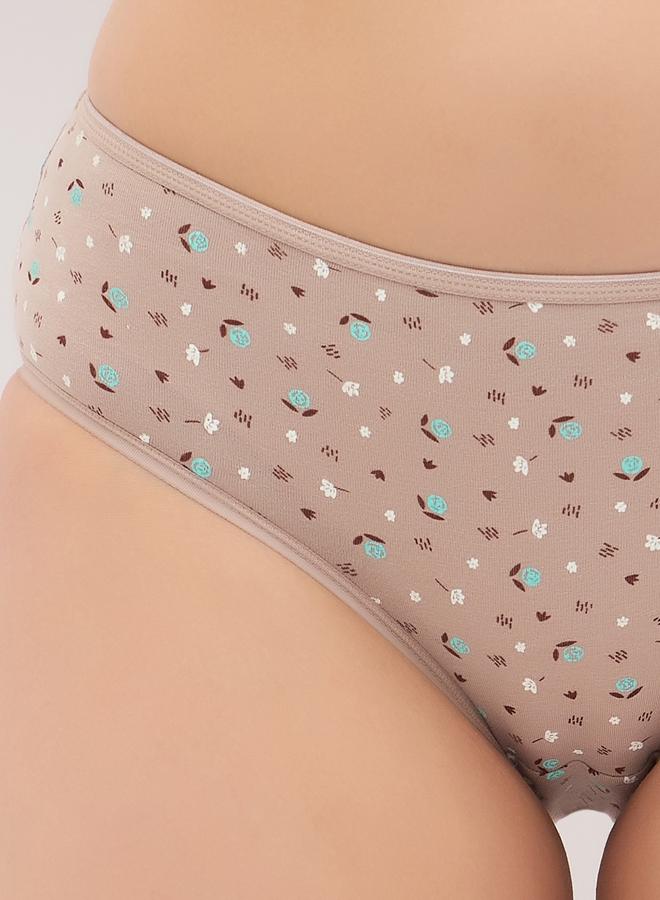Clovia Pack of 3 - Floral Print Hipster Briefs - Image 4