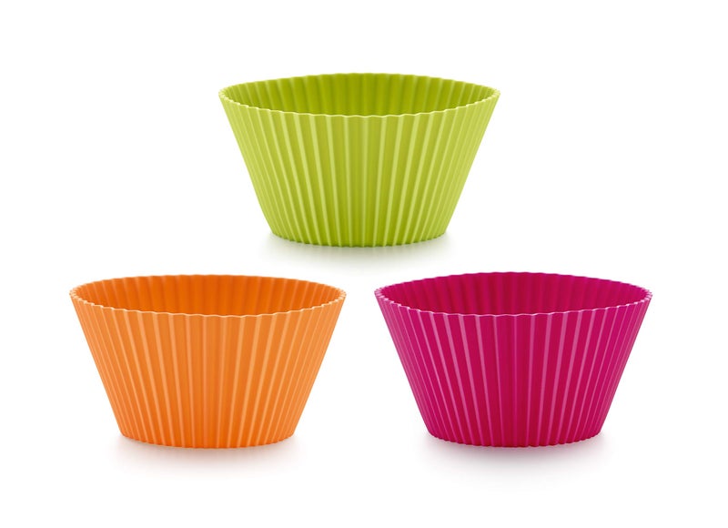Lekue Lekue 0240102SURM033 Big Muffin Cups Multicolor Set of 6