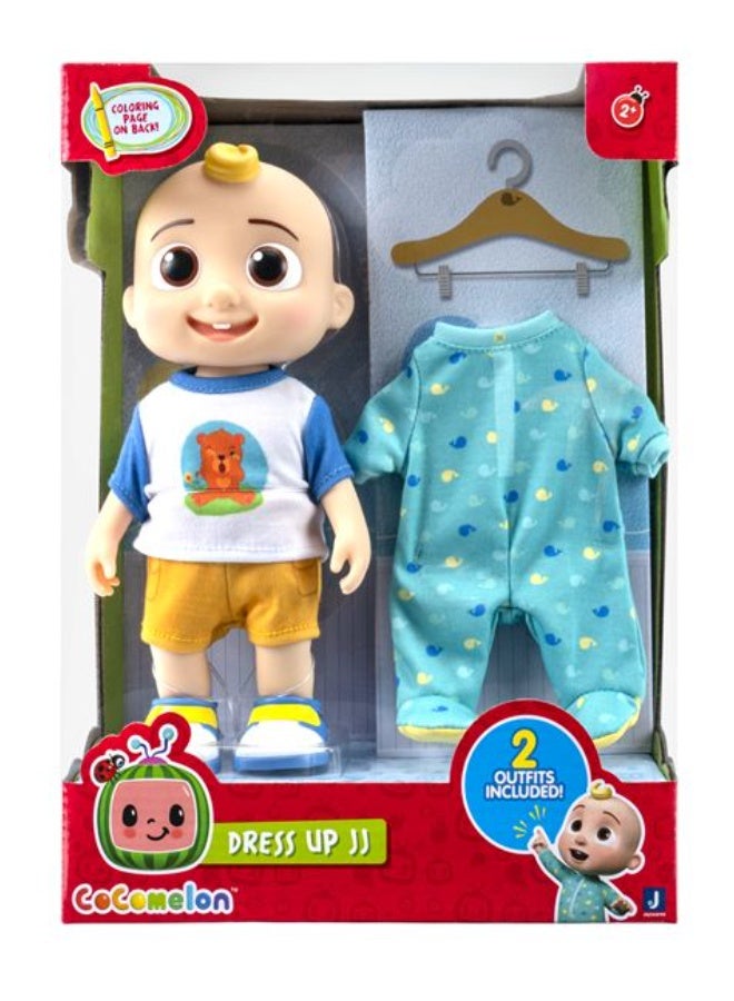 Jazwares Cocomelon Doll Roto Dress Up JJ, 9-Inches | Includes JJ Onesie | Role Play | Pretend Play | Educational Toy | Early Learning Toy | Helps with Motor Skill Development | Perfect Gift for Baby and Toddler - Image 1