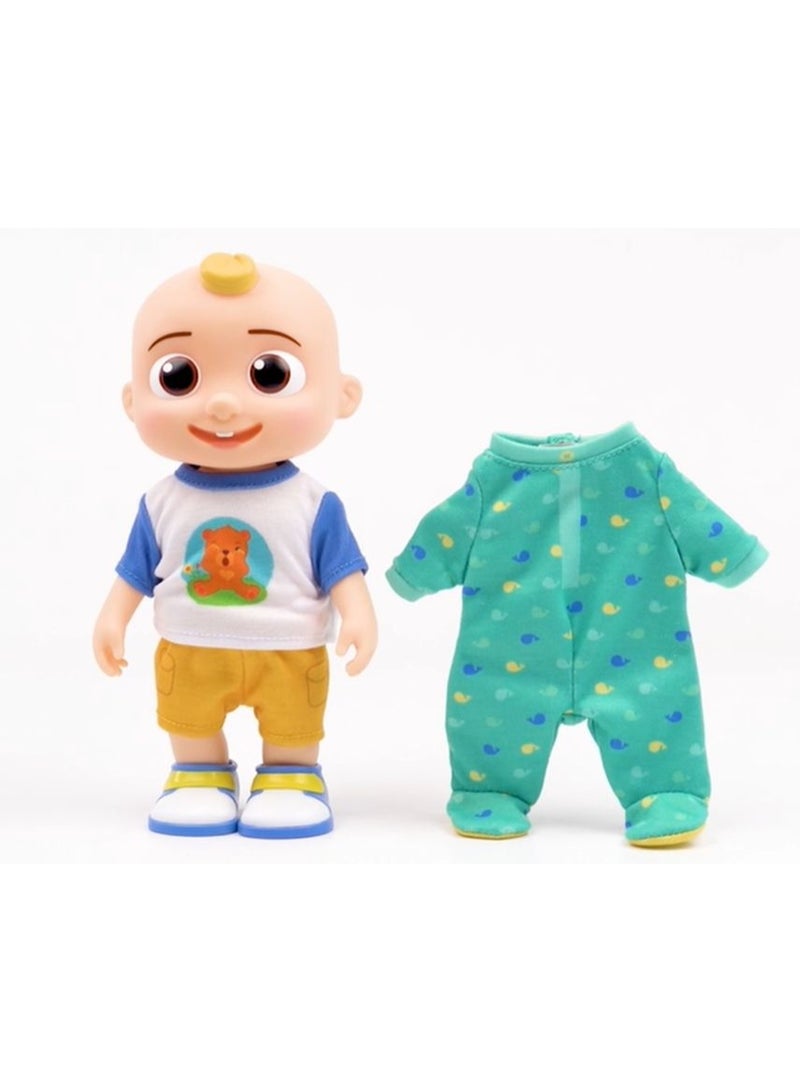 Jazwares Cocomelon Doll Roto Dress Up JJ, 9-Inches | Includes JJ Onesie | Role Play | Pretend Play | Educational Toy | Early Learning Toy | Helps with Motor Skill Development | Perfect Gift for Baby and Toddler - Image 2
