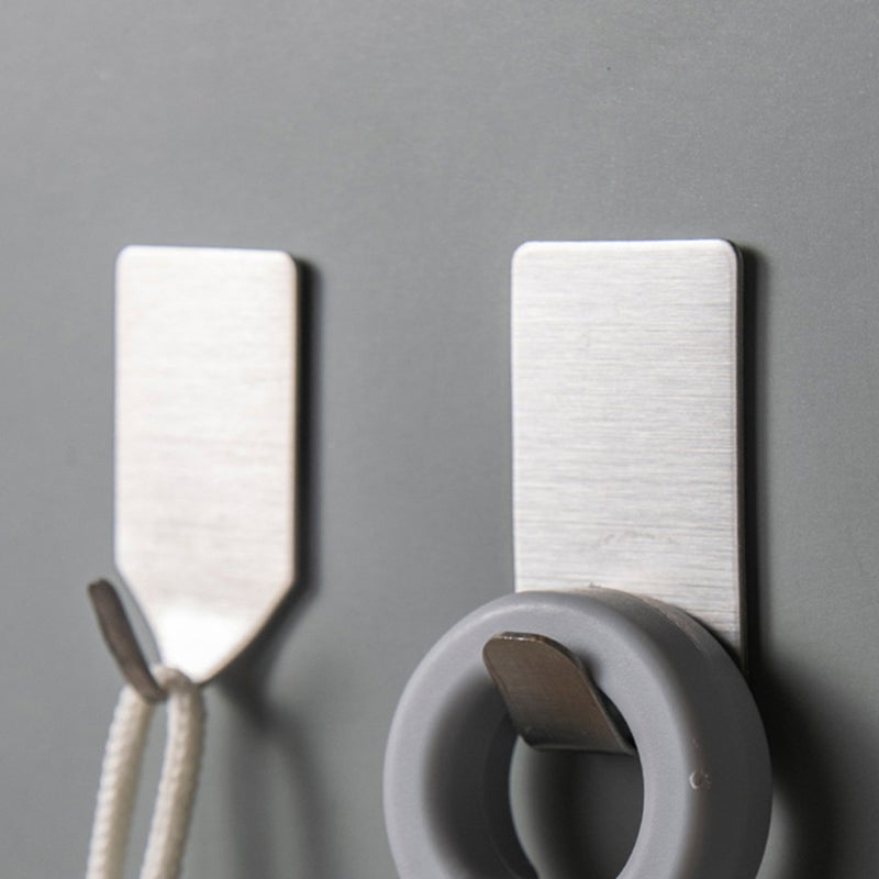Backpack Hooks Punch-Free Stainless Steel Spoon Hooks Simple Style for Homeowners Kitchen Use 15Pcs - Image 4