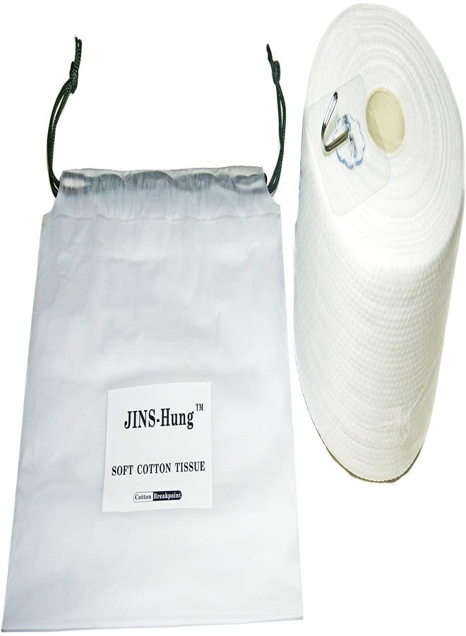 JINS-Hung Natural Disposable Facial Towel (2 Pack) - 100% Soft Terry Cloth Fabric Soft Face Towel - Makeup Remover Tissues - Professional Everyday Comfort Facial (80 Pcs/Pack) - Image 5