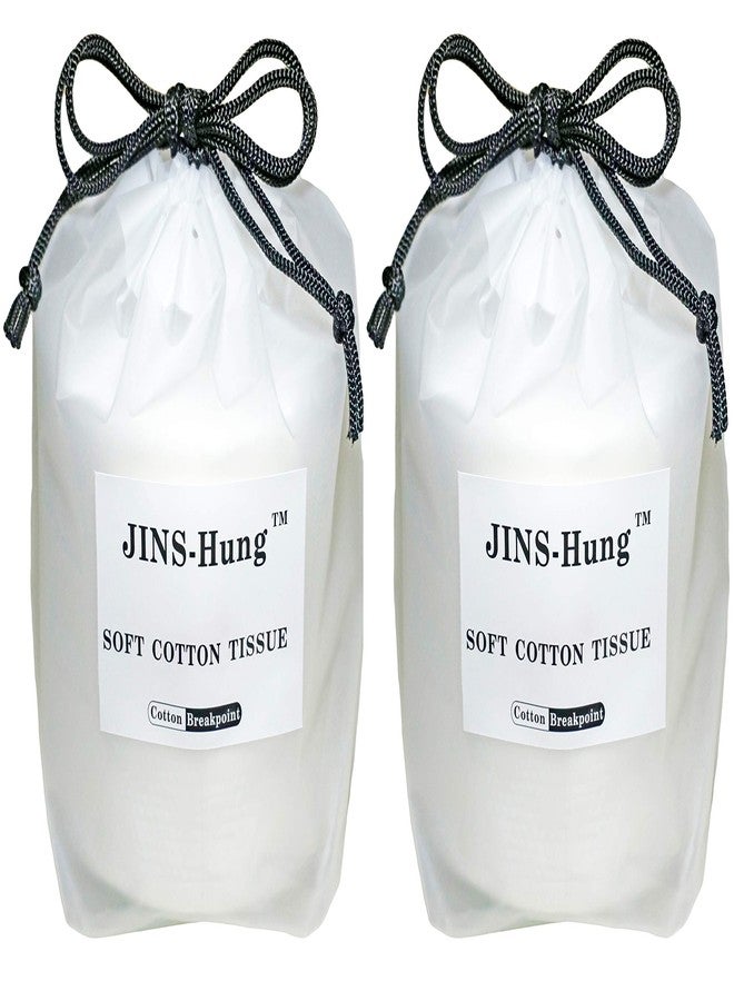 JINS-Hung Natural Disposable Facial Towel (2 Pack) - 100% Soft Terry Cloth Fabric Soft Face Towel - Makeup Remover Tissues - Professional Everyday Comfort Facial (80 Pcs/Pack) - Image 1