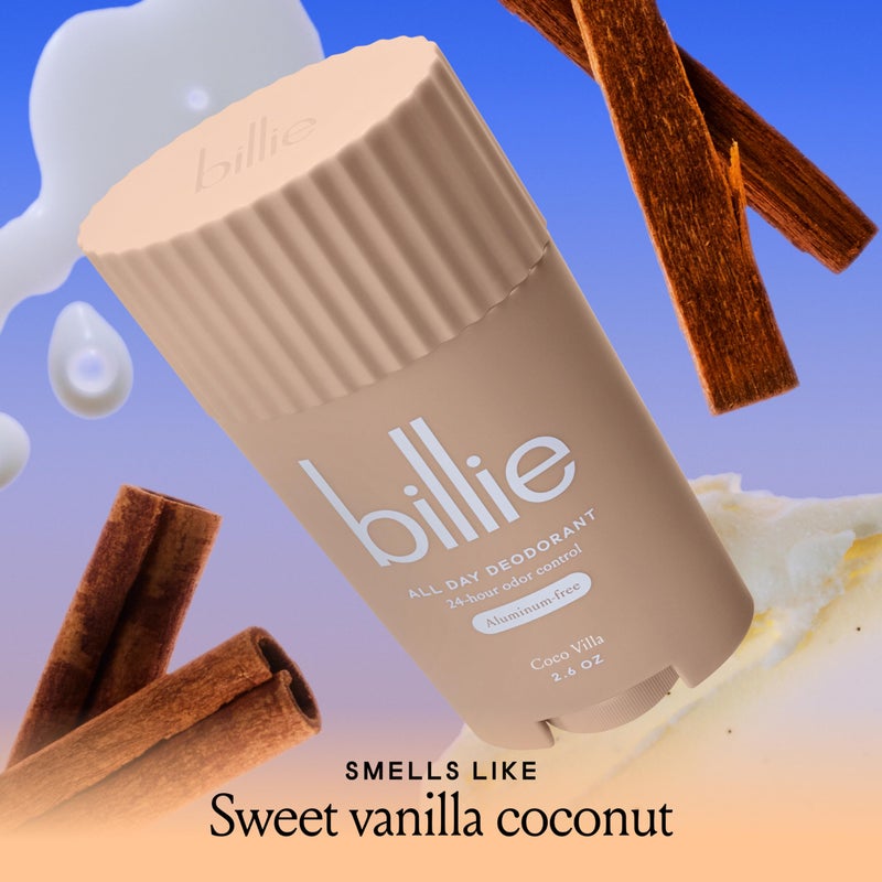 Billie All Day Deodorant, 24-hour Odor Protection, Aluminum-Free, Coco Villa, 2.6oz - Image 5