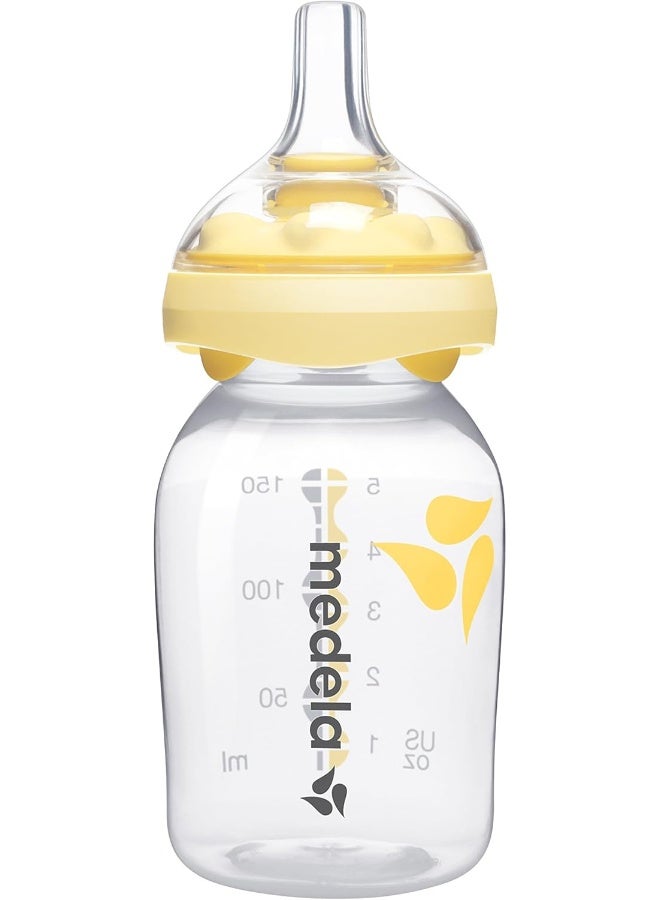 Medela زجاجة حليب الثدي ميديلا كالم مع حلمة لتغذية حليب الثدي - Image 1
