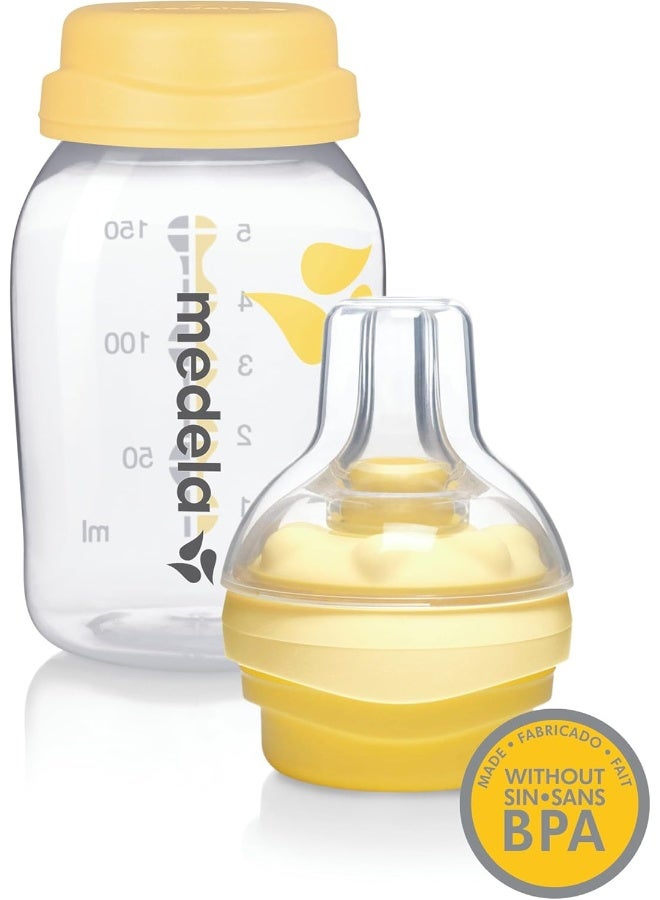 Medela زجاجة حليب الثدي ميديلا كالم مع حلمة لتغذية حليب الثدي - Image 2