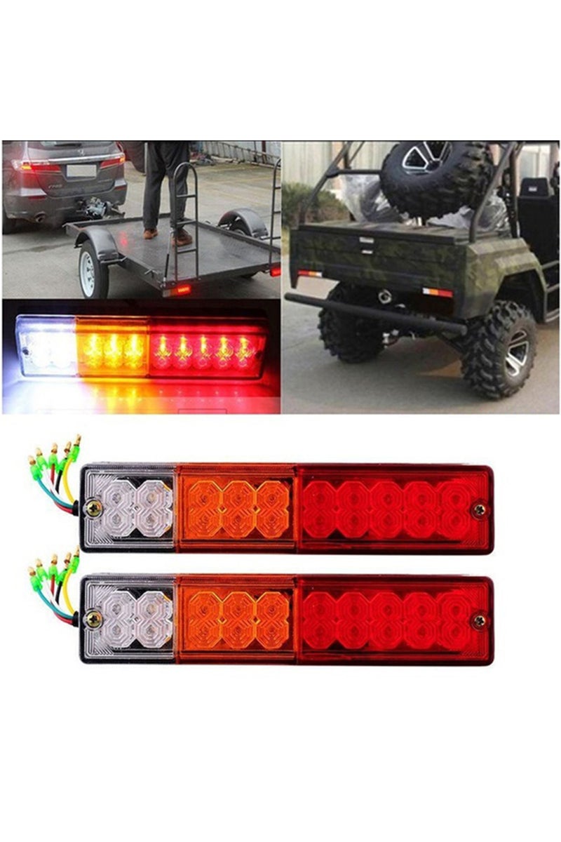 erorex 1pc Wholesale 20 leds 12V Waterproof Lights Truck LED Tail Light Lamp Yacht Car Trailer Taillight... - Image 5