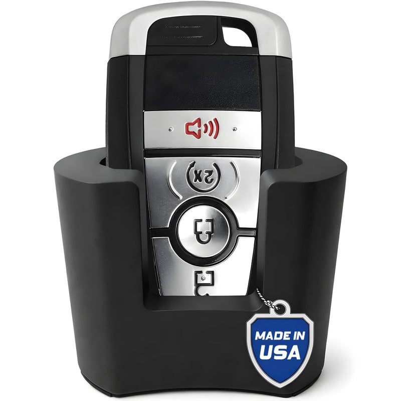 Dubbs Hardware Key Fob Holder for Ford Bronco Sport 2021 2022 2023 2024 2025 Center Console Cup Holder Insert Key Organizer Interior Accessories for Bronco Sport - Image 3