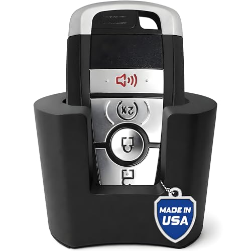 Dubbs Hardware Key Fob Holder for Ford Bronco Sport 2021 2022 2023 2024 2025 Center Console Cup Holder Insert Key Organizer Interior Accessories for Bronco Sport - Image 1