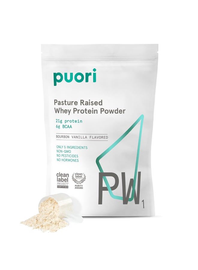 Puori بروتين مصل اللبن النقي من العشب Pw1 بنكهة الفانيليا 31.75 أونصة 182211 - Image 1