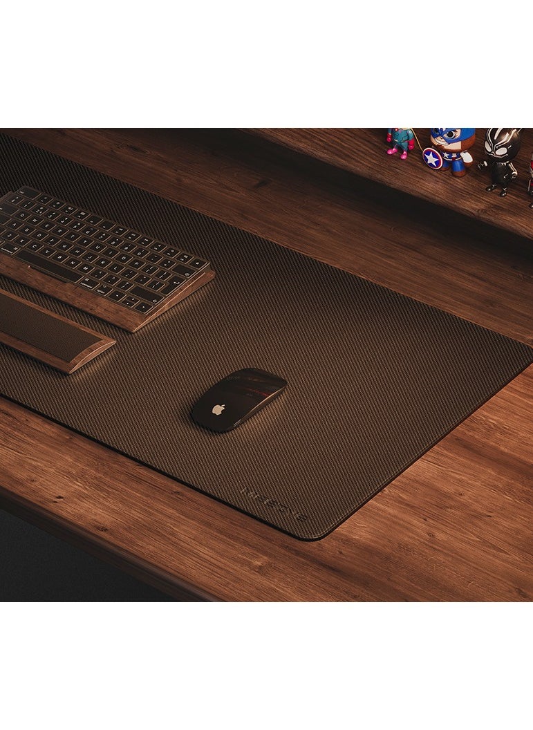 Large carbon fiber leather mouse pad, ultra-high speed precise positioning and smooth operation, non-slip rubber base, waterproof and high temperature resistant, suitable for gamers, office and home mouse pad 800*400mm - pzsku/ZCDB1FE9E805C578F4DA5Z/45/_/1725118534/18d877a2-15dd-4c6a-abb8-a8c5646f479f