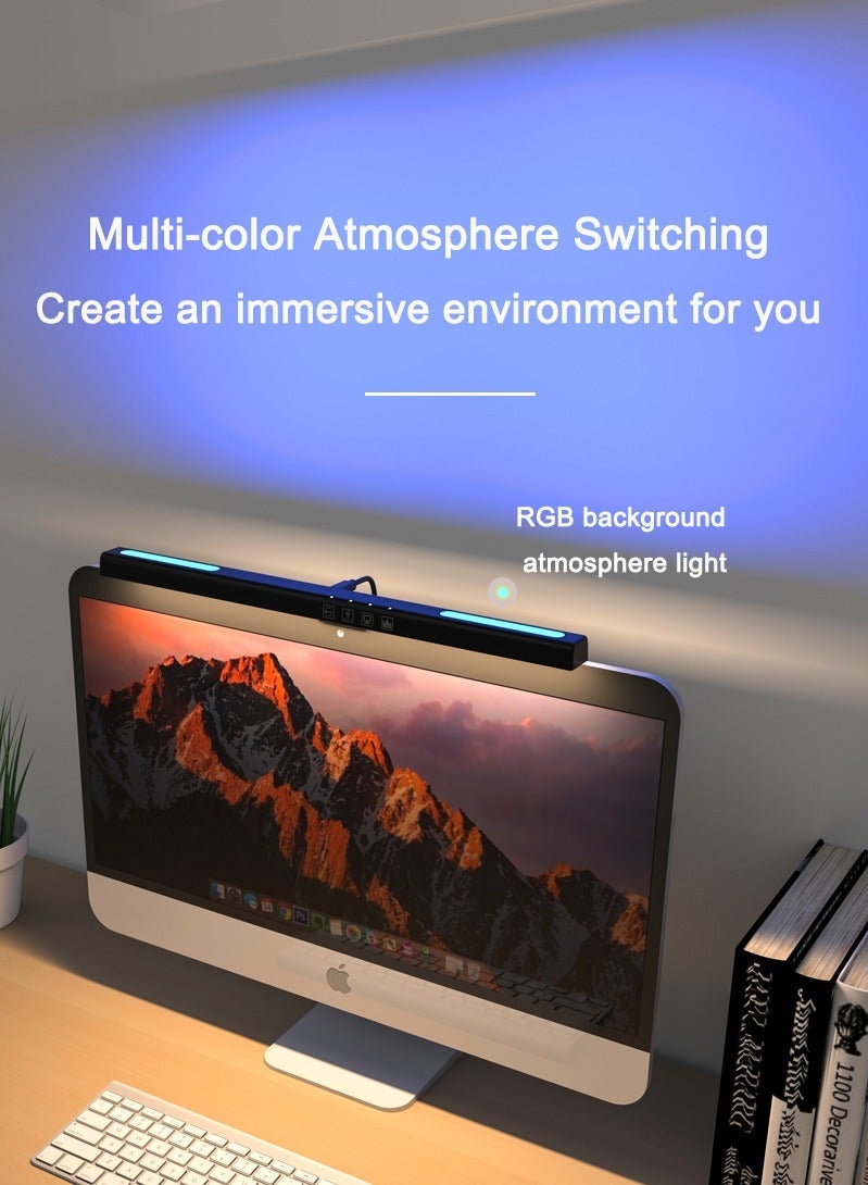 شاربدو شريط ضوء شاشة الكمبيوتر مع إضاءة محيطة ملونة RGB ، ضوء شاشة يعمل بالطاقة USB للألعاب / المنزل / المكتب - Image 5