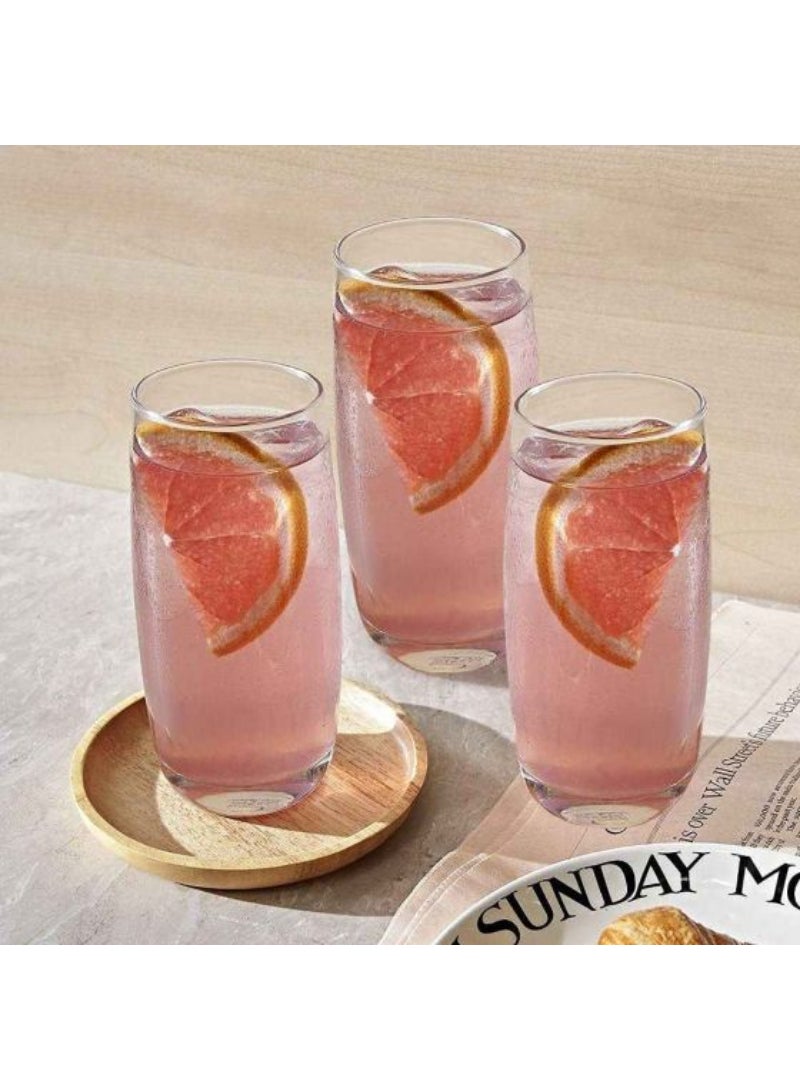 Top Pick Ivory Hi Ball Glass 370Mlclearb1301303 3 Pc Set