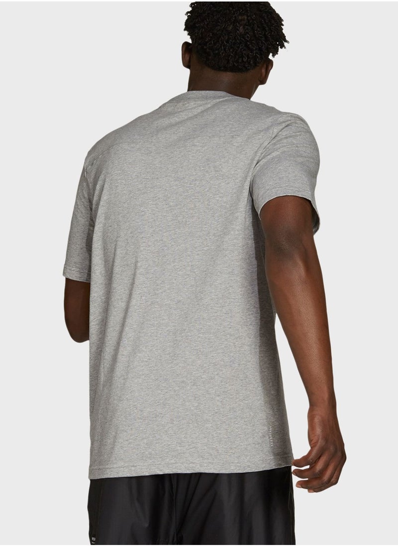 Adidas - Comfy & Chill Fleece T-Shirt - Image 1