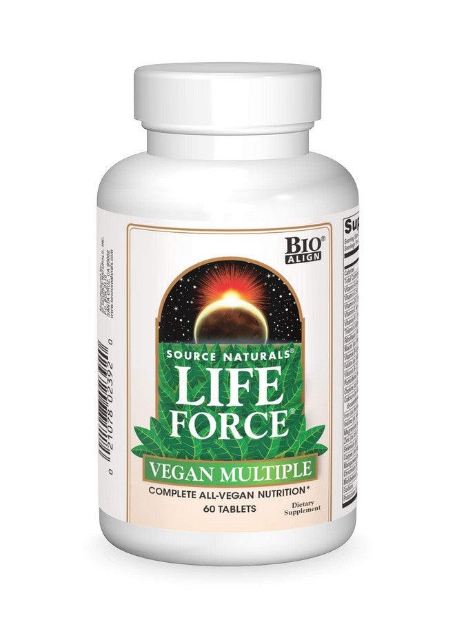 Source Naturals Life Force Vegan Multiple, Complete All-Vegan Nutrition* - 60 Tablets - Image 1