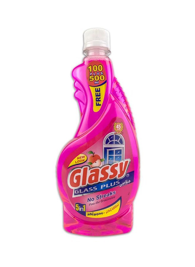 Glassy Glass And Window Cleaners With Apple Scent 600ml (Pack of 2) - Image 2