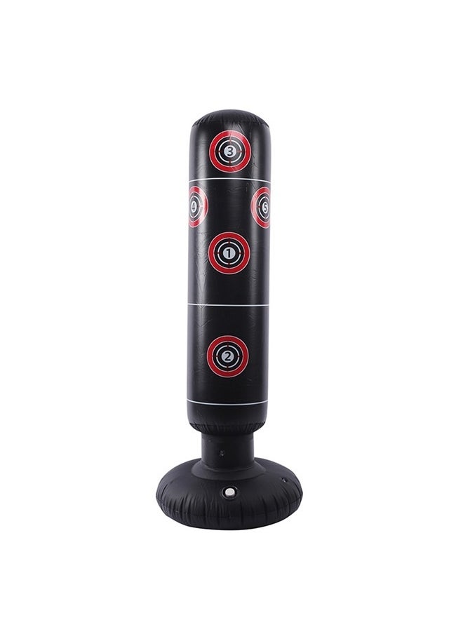 yongsheng Inflatable Punching Bag 160cm，Inflatable Punching Bag, Stable Inflatable Boxing Bag, Stand Kids Punching Bag Toy for Boys & Girls Age 5-12, Boxing Set for Practicing Karate, Taekwondo  - Image 1