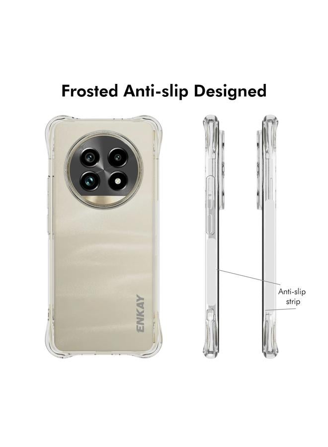 ENKAY Case For Realme 13 Pro / 13 Pro+ 5G Transparent TPU Shockproof Anti-slip Phone Case - Image 4