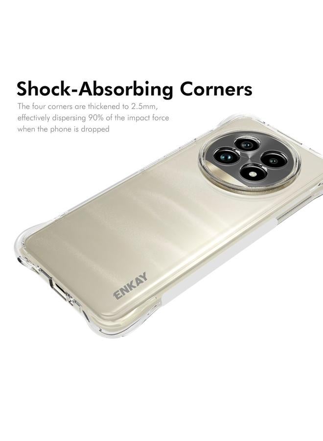 ENKAY Case For Realme 13 Pro / 13 Pro+ 5G Transparent TPU Shockproof Anti-slip Phone Case - Image 2