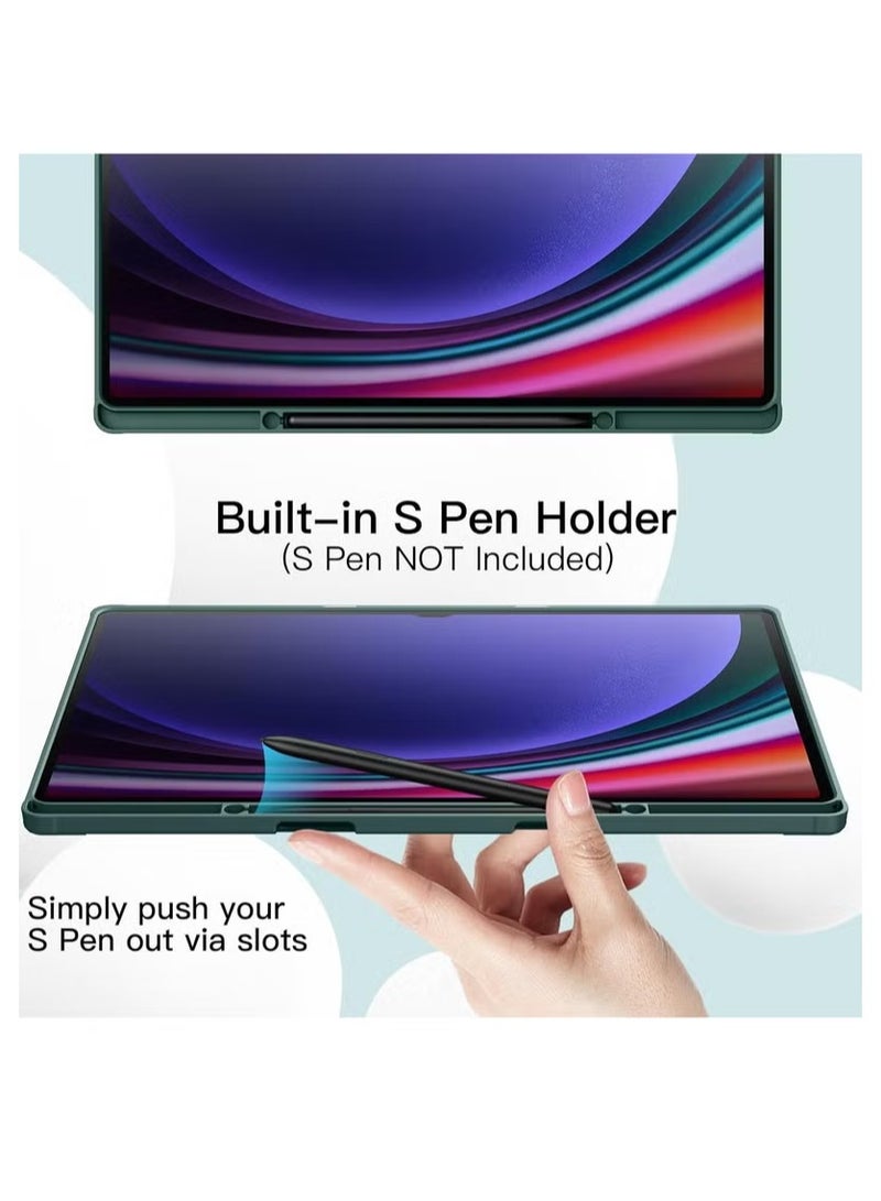 LEDIN Case for Samsung Galaxy Tab S8 2022/S7 2020 11-Inch with S Pen Holder, Soft TPU Tri-Fold Stand Protective Tablet Cover, Support S Pen Charging, Auto Wake/Sleep - Image 3