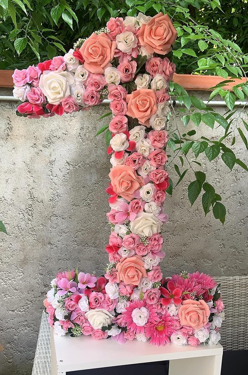 Kesote 50pcs Mini Pink and White Roses Artificial Flowers Bulk, 1.6" Small Silk Fake Roses Flower Heads for Decoration, Crafts, Wedding Centerpieces Party Home Decor - Image 3