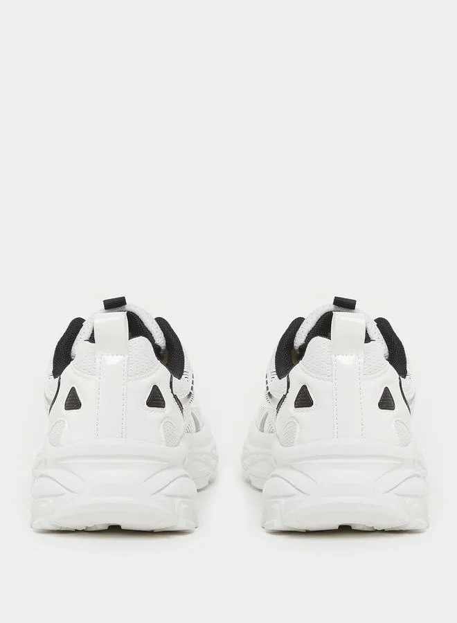 Styli Chunky Sole Lace Up Sneakers