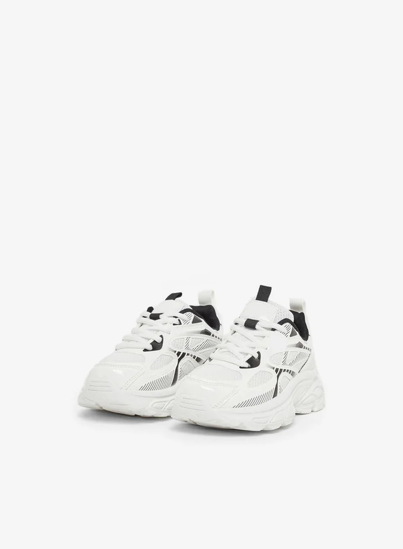 Styli Active Chunky Sole Lace Up Sneakers