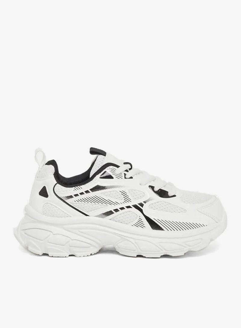 Styli Active Chunky Sole Lace Up Sneakers