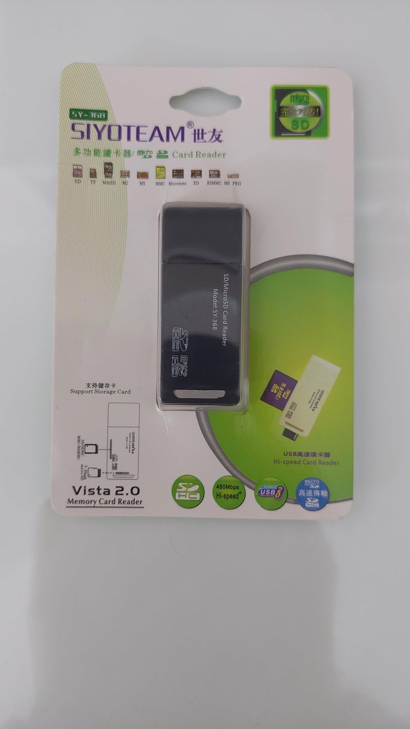 Multi USB Memory Card Reader - Supports SD/SDHC/SDXC and Micro SD - Image 3