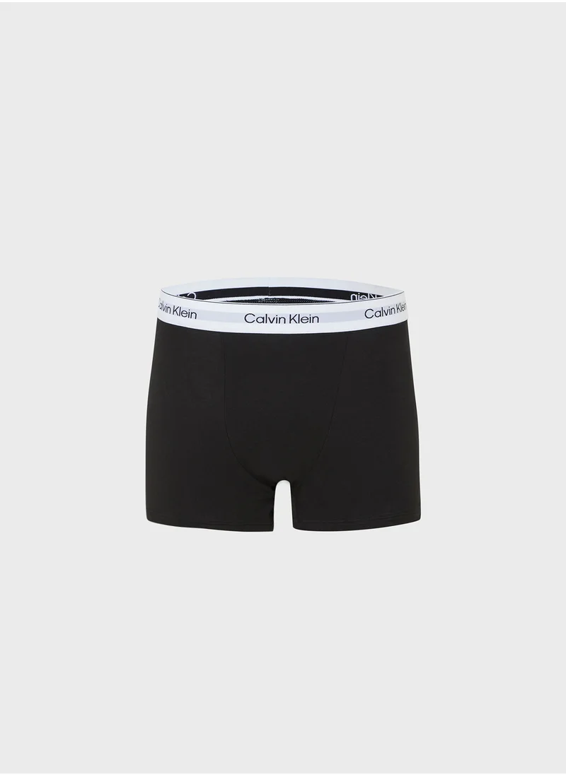 CALVIN KLEIN Icon Cotton Stretch Relaxed Trunk - 3 Pack