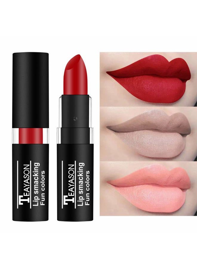Petansy 12 Colors Vivid Vampire Matte Lipstick Set Long Lasting Waterproof Velvet Lip Stick for Party, Masquerade, Cosplay, Halloween Makeup - Image 5