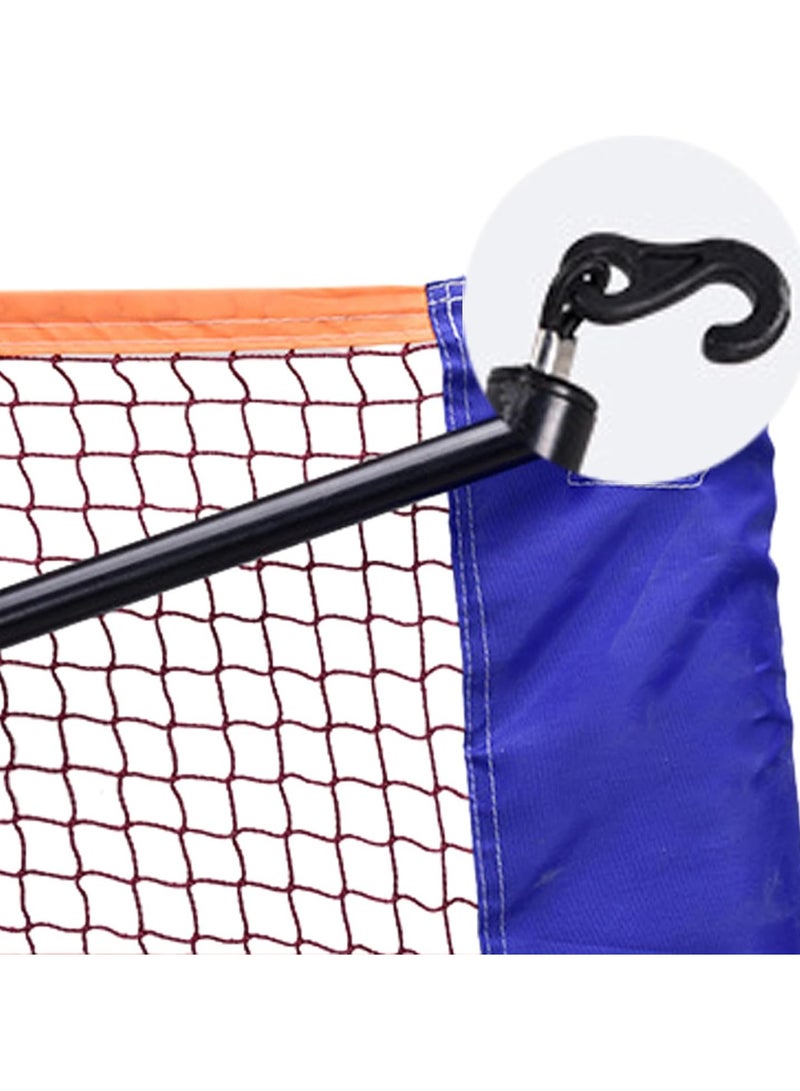 Badminton Net Set, Adjustable Height Tennis Nylon Net, Portable Foldable Net for Volleyball Soccer Pickleball Indoor Outdoor Garden Backyard Beach 300 * 150Cm - Image 5