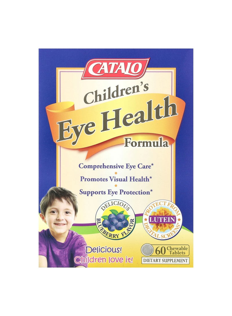 Children's Eye Health Formula, Blueberry, 60 Chewable Tablets