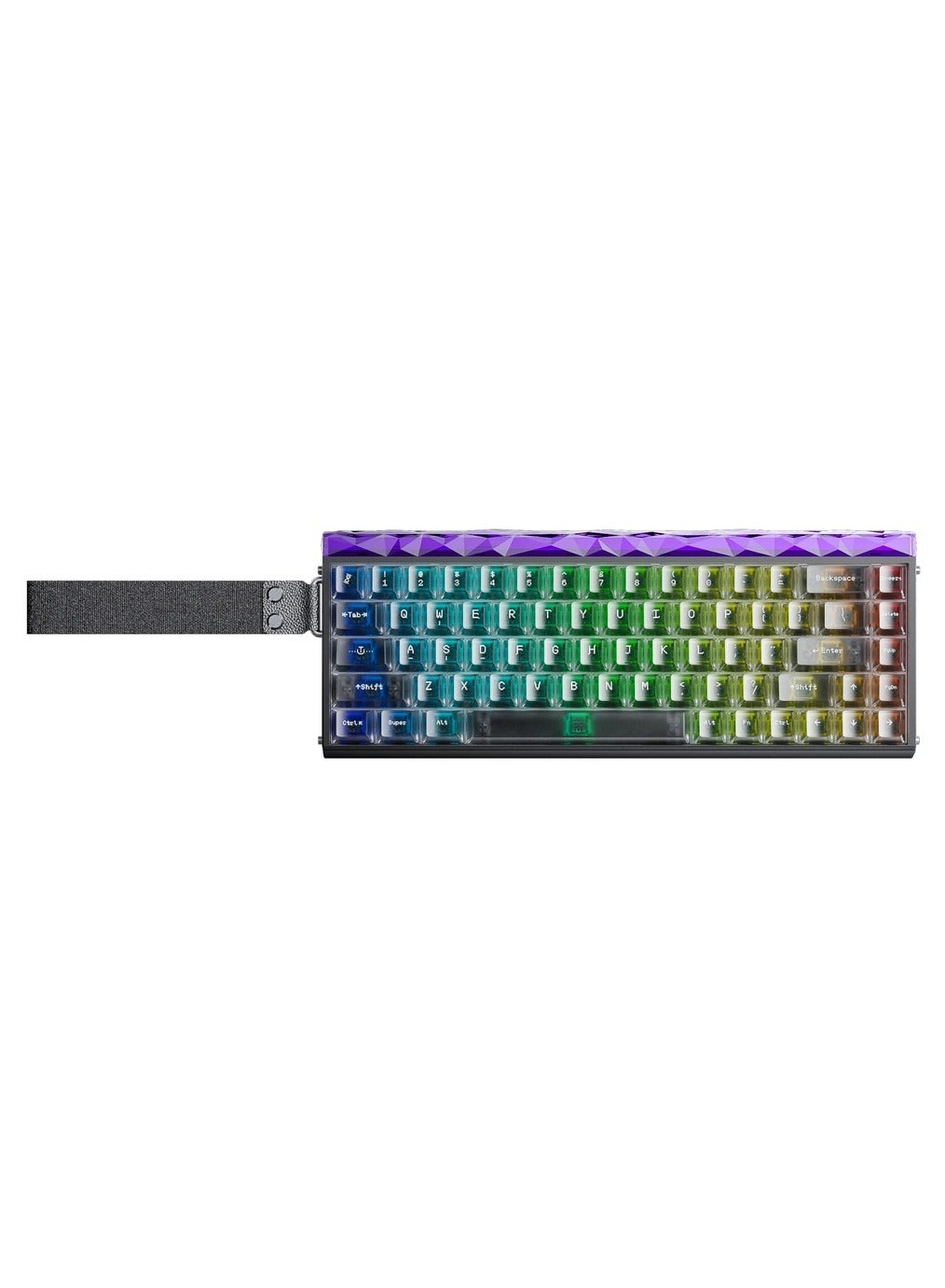 Hero 68 HE 60% Gaming Keyboard Wired, Hall Effect Jade King Magnetic Switch Keyboard with 8K Hz Polling Rate, Side Printed PBT Keycaps, RGB Neon Light Box, Customizable Web Software for PC/Mac Gamers