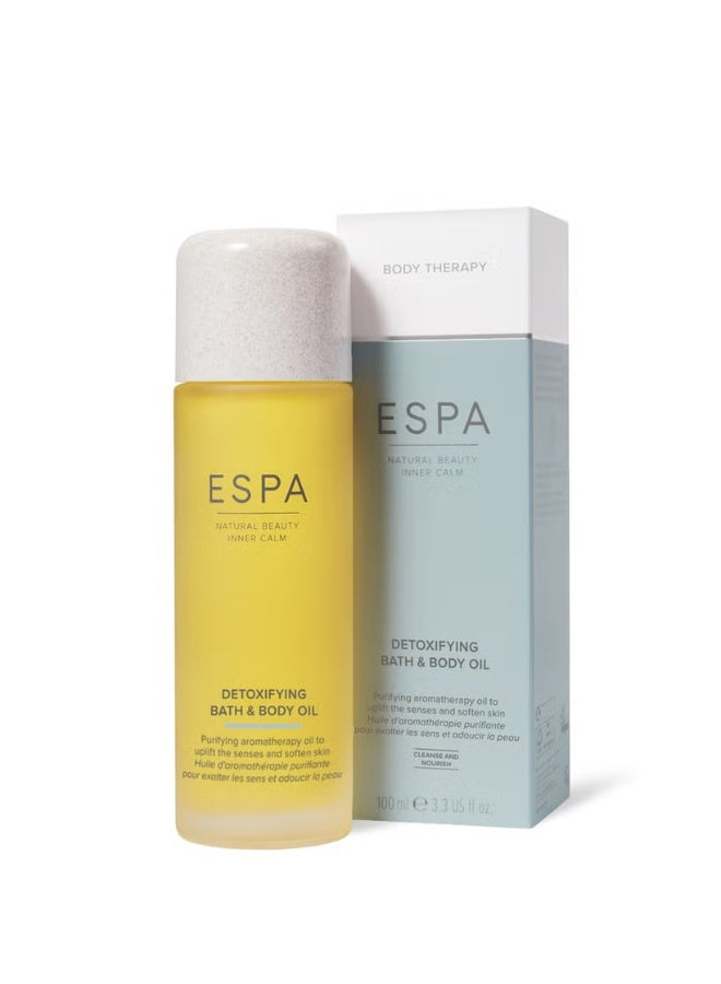 ESPA Detoxifying Bath and Body Oil 100ml - Image 2