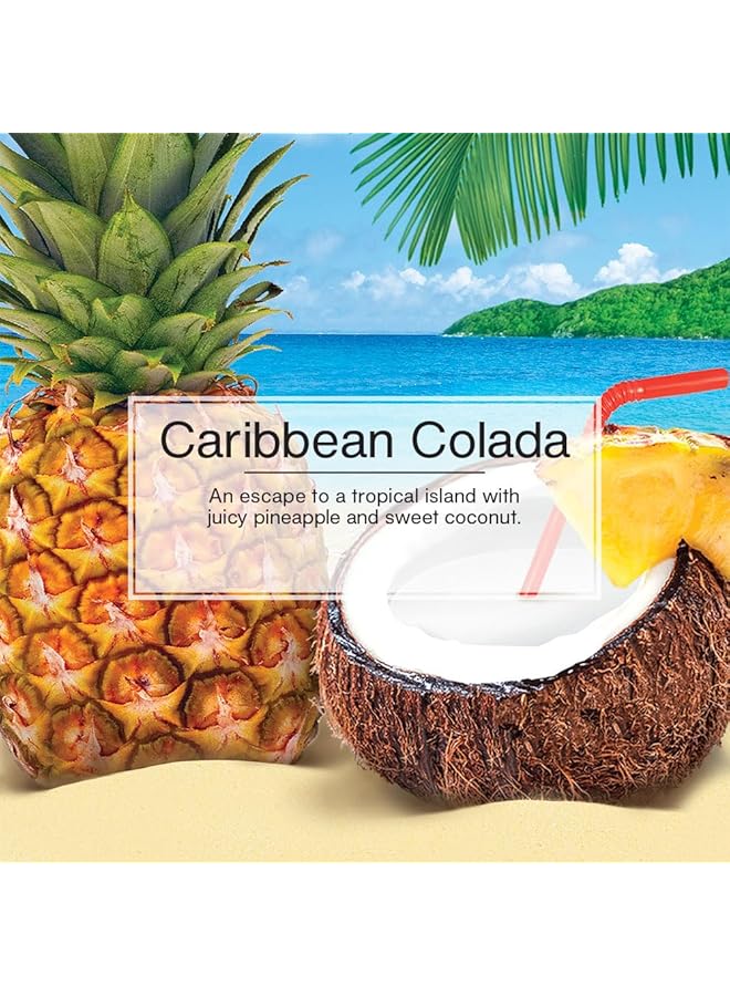 ليتل تريز معطر جو سائل برائحة الكاريبيان كولادا من فينت، Ctk-52625، قطعة واحدة - Image 4