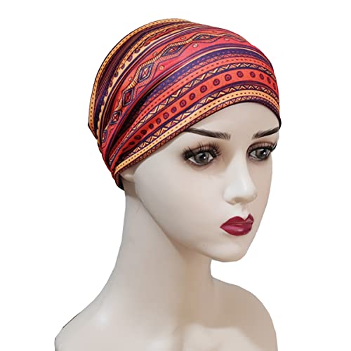 K-Elewon 3 Pack Women Wide Elastic Head Wrap Headband Sports yoga Hair Band Headwear(3 Pack(A26)) - Image 3