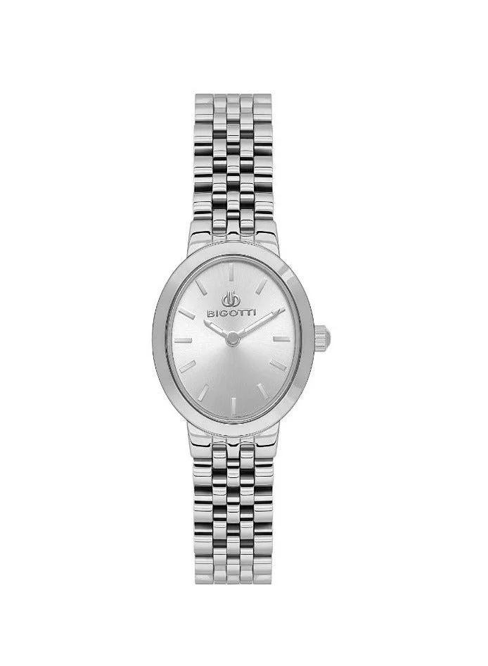 BIGOTTI Bigotti - Quotidiano Women Watch | Stainless SteelBrass Case | Analog | Oval Dial | Mineral Glass | Japanese Quartz | Water Resistant 30 Meters