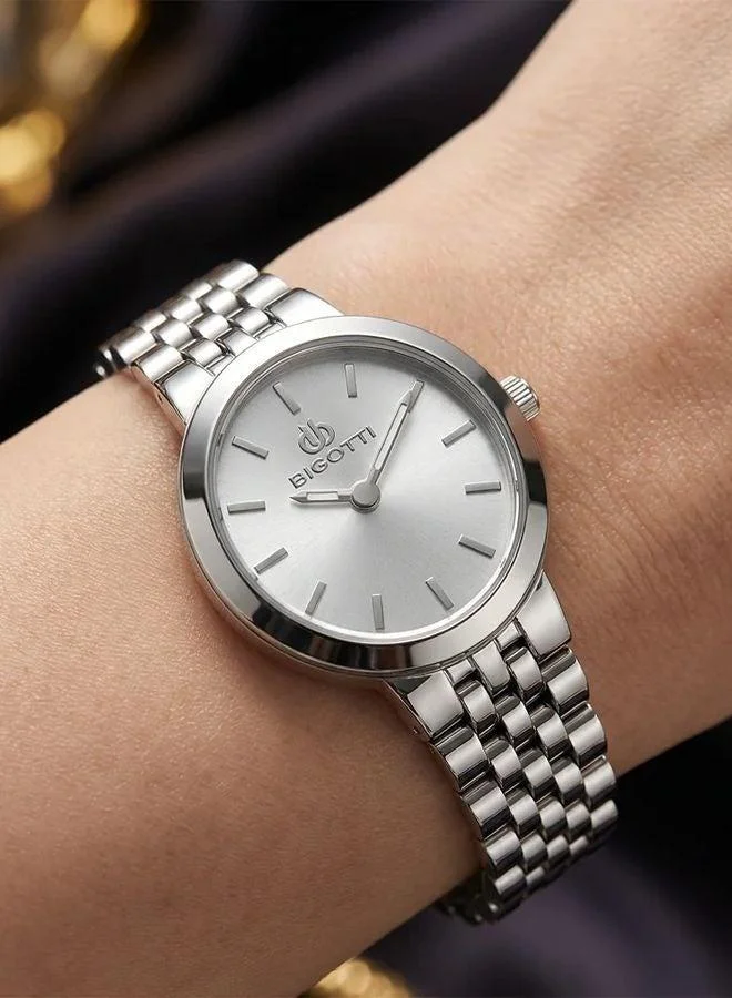 BIGOTTI Bigotti - Quotidiano Women Watch | Stainless SteelBrass Case | Analog | Oval Dial | Mineral Glass | Japanese Quartz | Water Resistant 30 Meters