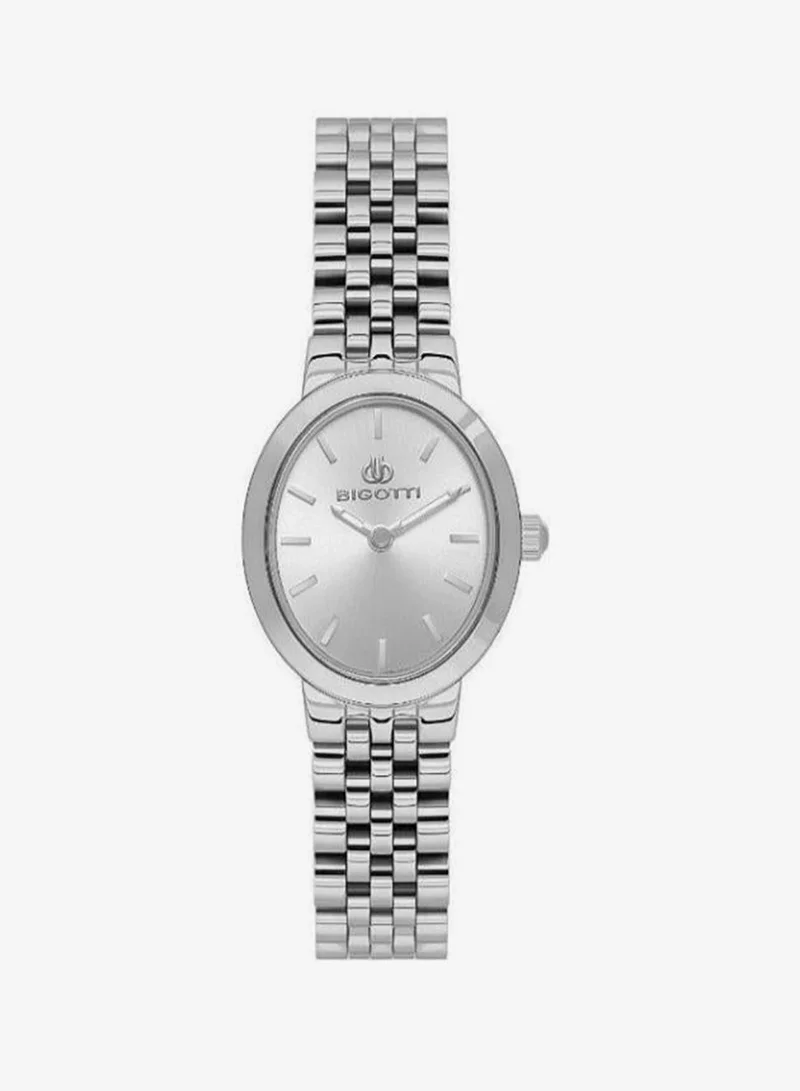 BIGOTTI Bigotti - Quotidiano Women Watch | Stainless SteelBrass Case | Analog | Oval Dial | Mineral Glass | Japanese Quartz | Water Resistant 30 Meters