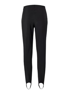 Tchibo Women Regular Fit Solid Straight Leg Pants, Black  - Image 3