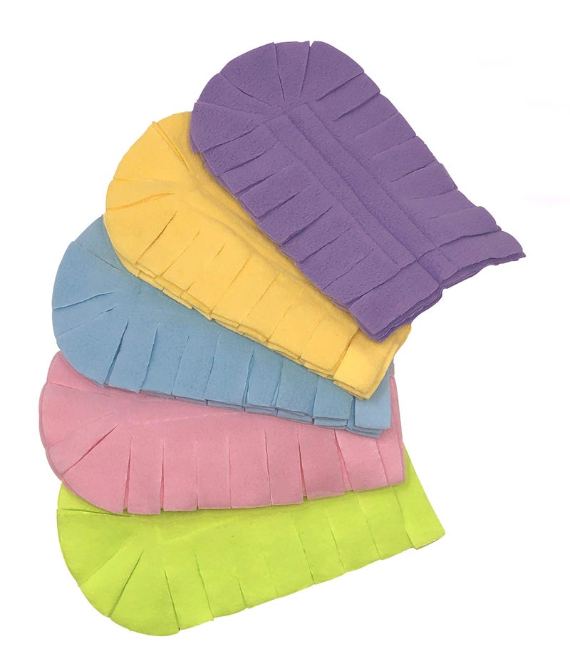 Xanitize Fleece Refills for Swiffer Hand Duster - Reusable, Dry Duster - 5-Pack Rainbow (Pastel) - Image 1
