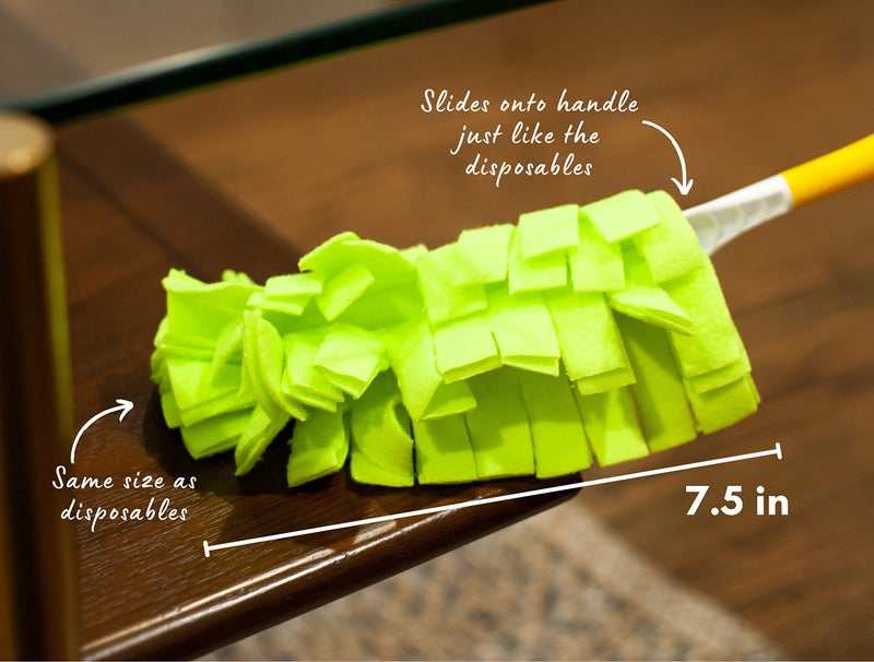 Xanitize Fleece Refills for Swiffer Hand Duster - Reusable, Dry Duster - 5-Pack Rainbow (Pastel) - Image 5