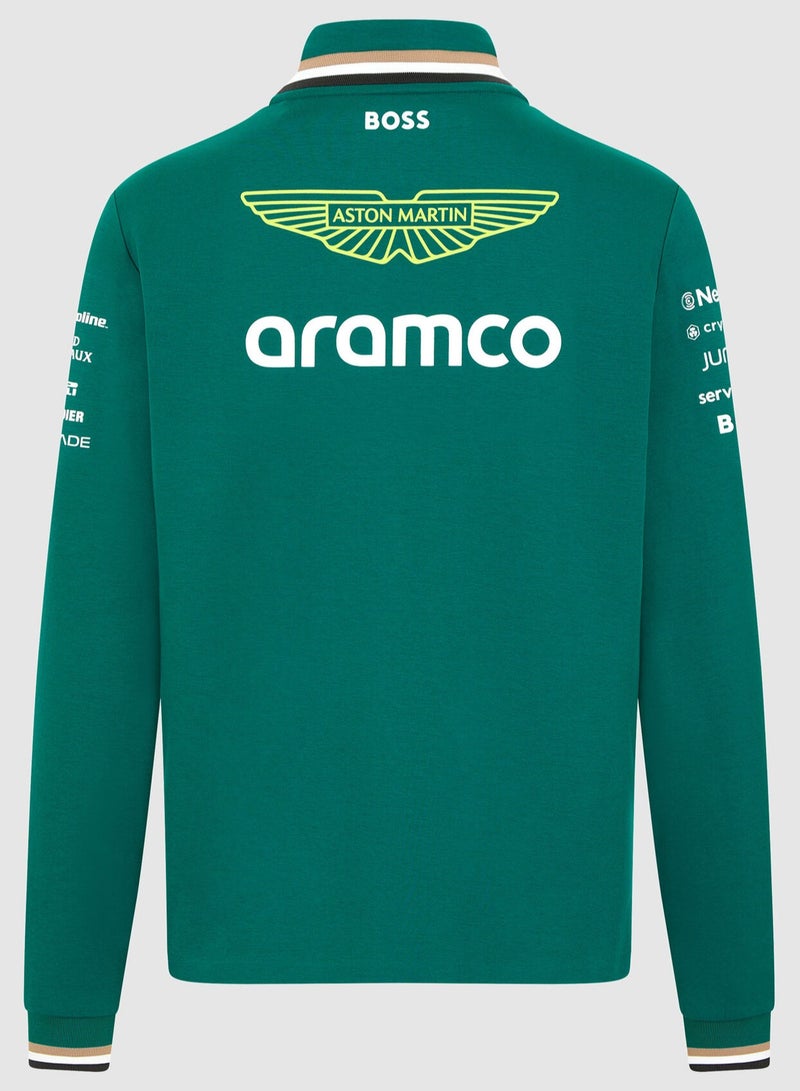 Aston Martin AMF1 RP MENS TEAM 1/4 ZIP  - Image 2