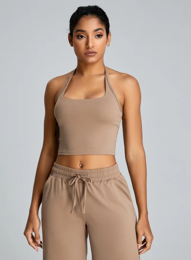 KAWN.YOGA Womens Athletic Tank Top with Square Neckline