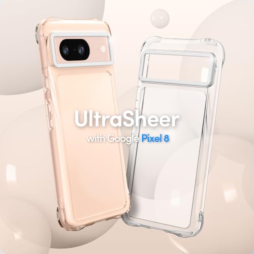 CYRILL Spigen UltraSheer Compatible with Google Pixel 8 Case Clear (2023) - Matte Clear - Image 2