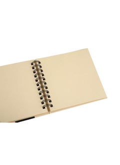 BRUSTRO BRUSTRO Toned Paper - Kraft Sketchbook | A5, 100 GSM | 100 Sheets/200 Pages |Wiro Bound, Spiral, Premium,Acid-free Paper, Ideal for Dry media, Mandala Art, Graphite, Charcoal, Colour pencils, Gel pens  - Image 3