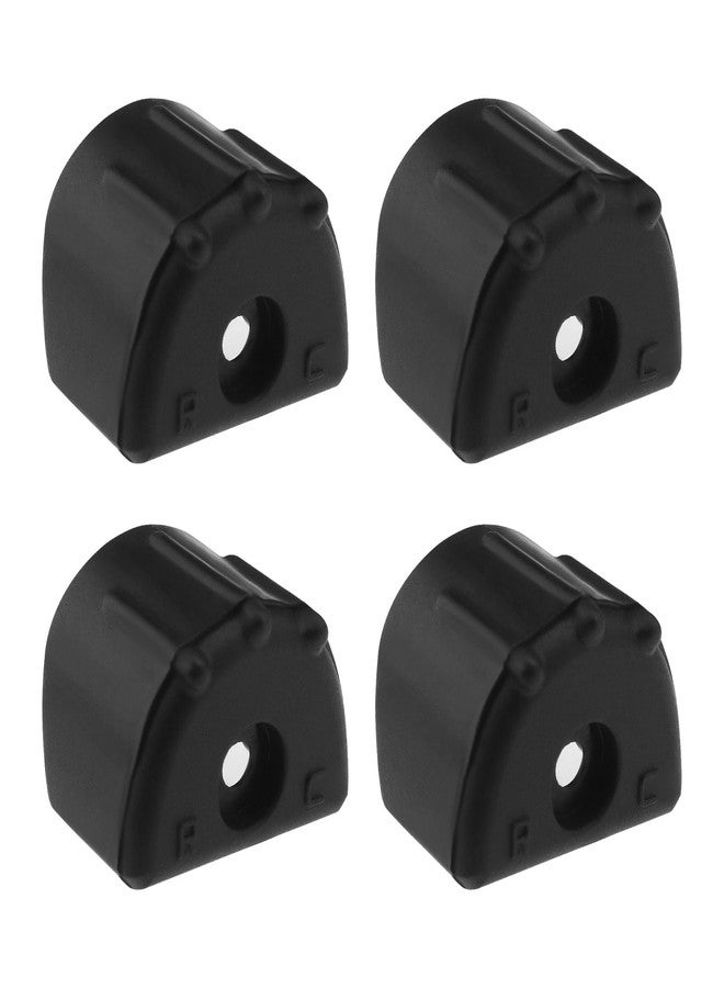 Create idea 4Pcs RC Shock Absorption Cover Plastic RC Damping Cover RC Shock Absorber Cap Fit for 1/8 1/10 Remote Control Car Accessories Black - Image 1