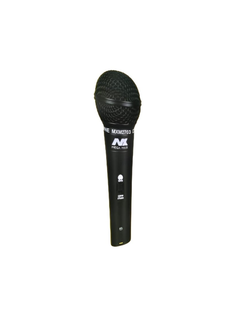 Mega Max MXM-2703 Professional Dynamic Microphone – Clear & Powerful Sound for Stage and Studio